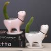 Ceramic Flower Pot Cartoon Animal Plant Flowerpot Balcony Desktop Decorations Cactus Succulent Planter Cute Cat Flowerpot