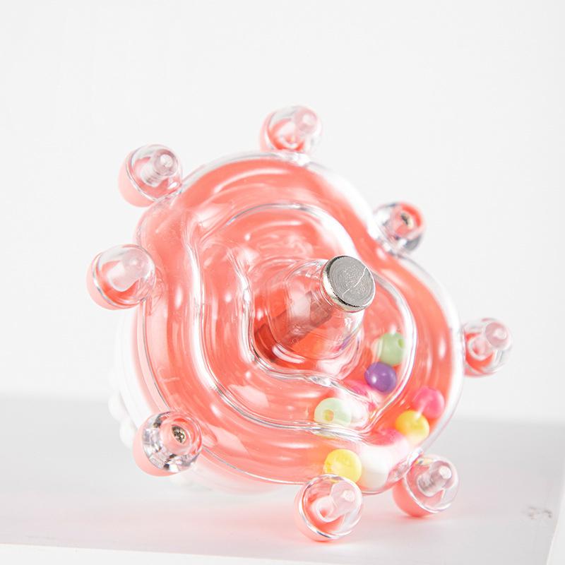 De Toy for Parrot, Unique Rotating Toy To Help Animals Release Excess Energy, Made of Safe Materials, I6r6 Non-scratch Wheel