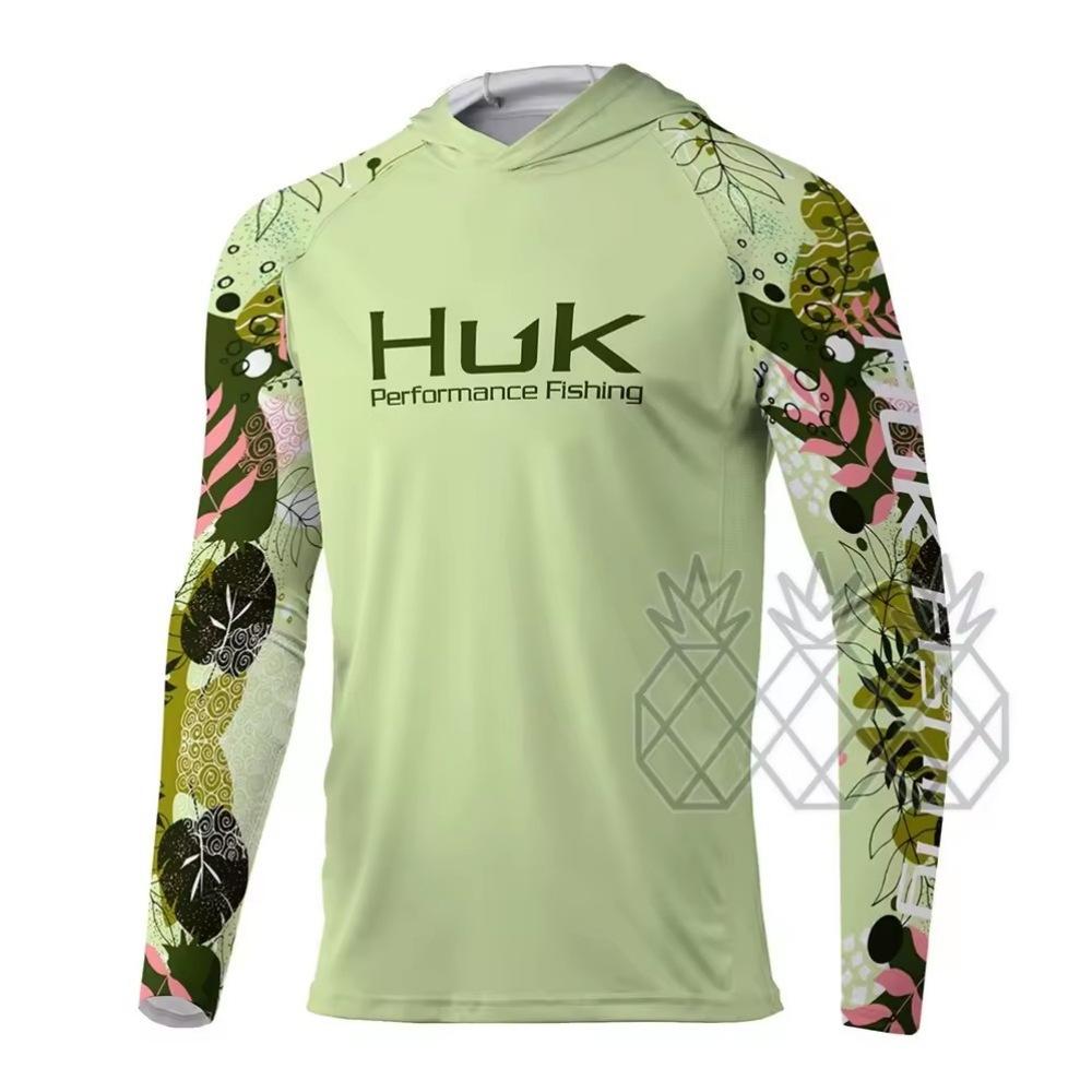 Men's and women's quick-drying clothes, sunscreen shirts, fishing suits, long-sleeved full-print T-shirts, fishing suits.