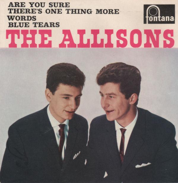 

7inch Record ALLISONS - Words 465155TE Fontana 1961 UK Pop Used