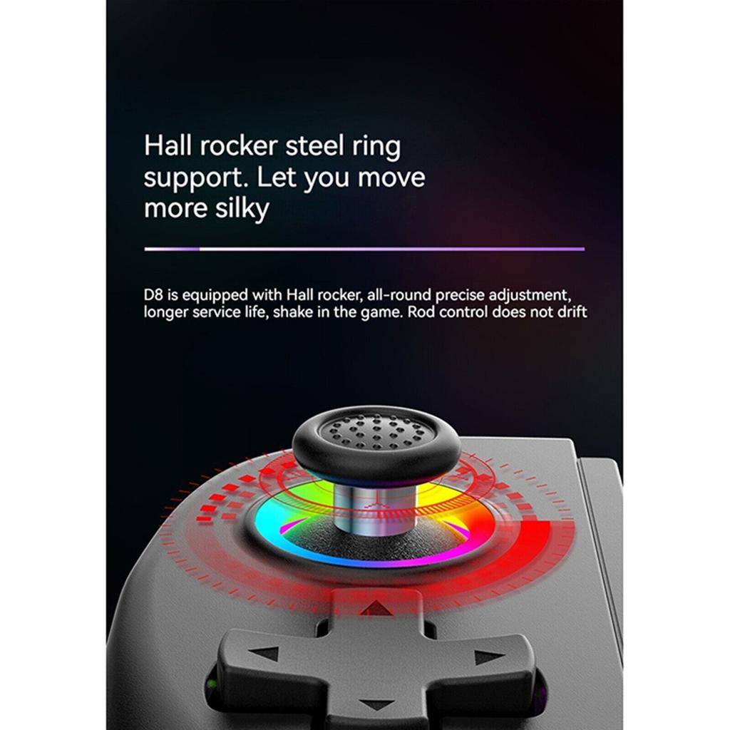 Wireless-Controller mit Dual-Vibration-Gamepad mit Griff für Switch/Android/IOS/PS3/PS4/Win10-PC