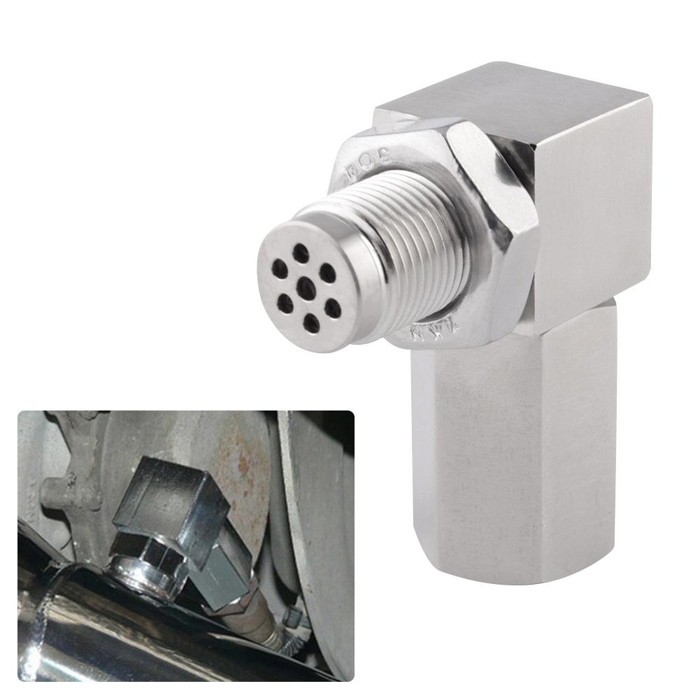Universal 90 Degree Design O2 Oxygen Sensor Adapter Extender Bung Extension Catalytic Converter O2 Oxygen Sensor Spacer For Off Road Vehicles