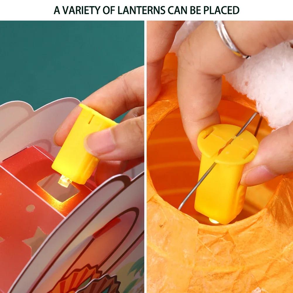 LED Paper Lantern Wicks Lantern Balloons LED Light Electronic Battery Operated Miniature Lights Wedding Party Decoration