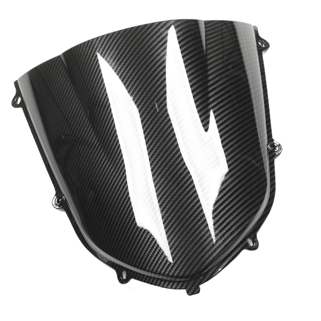 Motorcykel Vindruta Kolfiberstil Framruta Vindavvisare Skydd Ersättning för ZX‑10R 2004‑2005