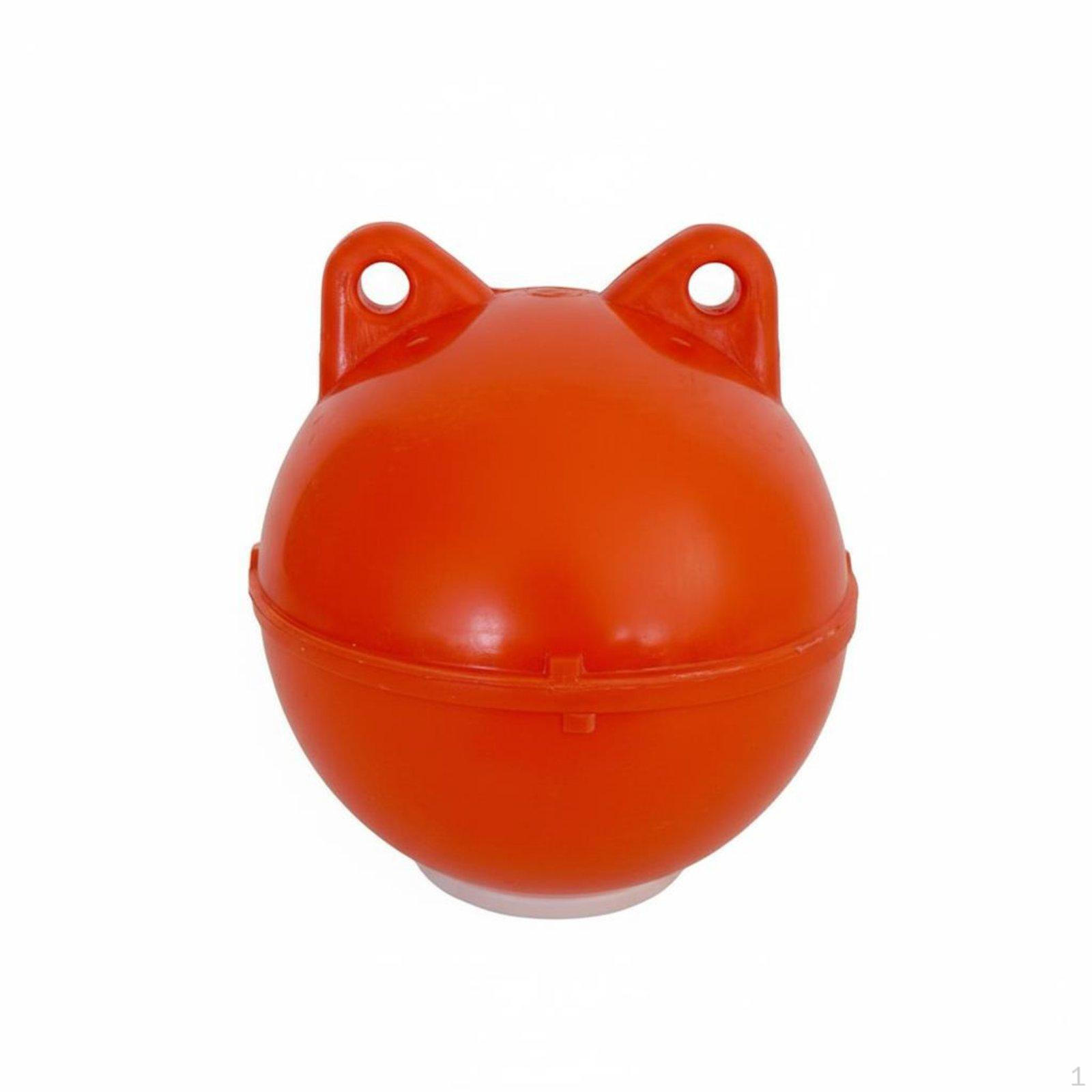 Hollow Float Ball High Visibility Double Ear Mooring Heavy Duty Rope Through Buoy for