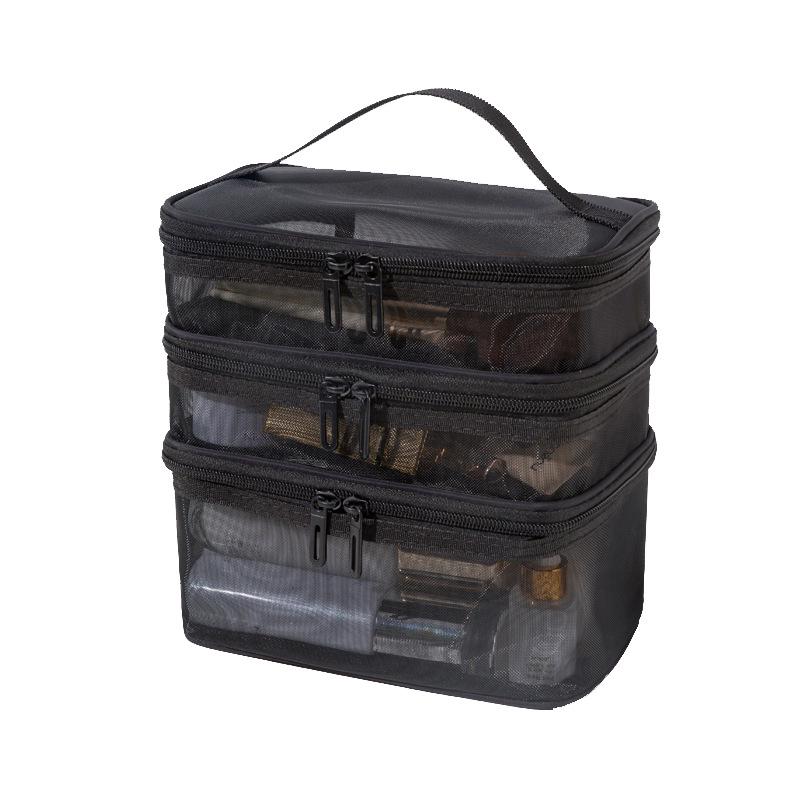 Portable Large-Capacity Toiletry and Cosmetic Bag with Palace Style and Optional Logo