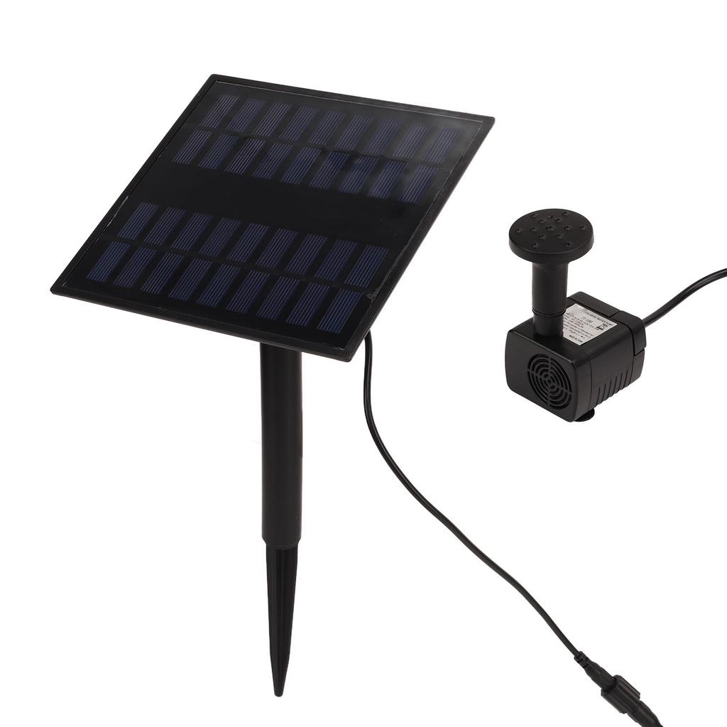 Solar Bird Bath Fountain Pump High Efficiency Solar Water Pump for Bird Bath Garden Pond Pool Outdoor 1.8W