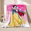 Classic Snow White and The Seven Dwarfs Printed Blanket Gift for Daughter LivingRoom Sofa Bedroom Chair Decor Blanket Multi-Size