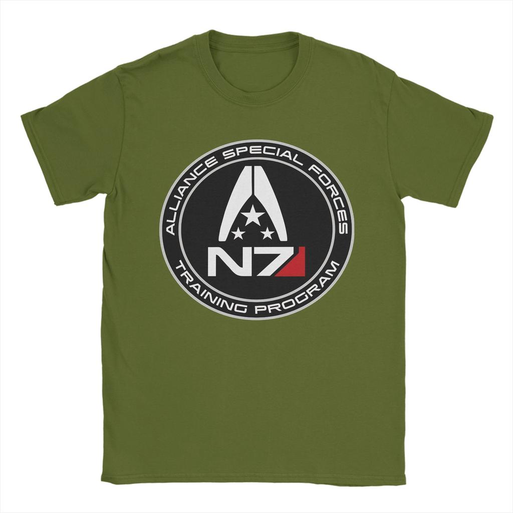 Mass Effect N7 T Shirt Beach Street Style TShirts Cotton Leisure Tee Shirt For Male Casual Top Tees