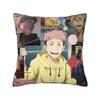 Itadori Yuji  Pillowcases Merchandise Soft Cushion Cover Decoration  JJK Anime  Throw Pillow Case Cover Home Multiple Sizes