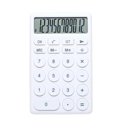 Elektronik Hesap Makinesi 12 Haneli LCD Ekran Ofis Okul Ev İşi için Yaratıcı Renkli Hesap Makinesi