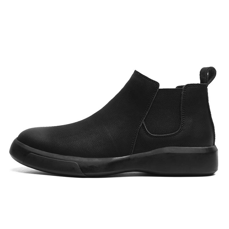 Chelsea boots men's handsome large size 45 46 supply leather autumn and winter men's boots British Martin boots