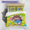 3pcs Custom Name Arale Norimaki Bedding Set Duvet Cover Closure Includes 1 Duvet Cover & 2 Pillowcases for All Seasons Bedroom Decor