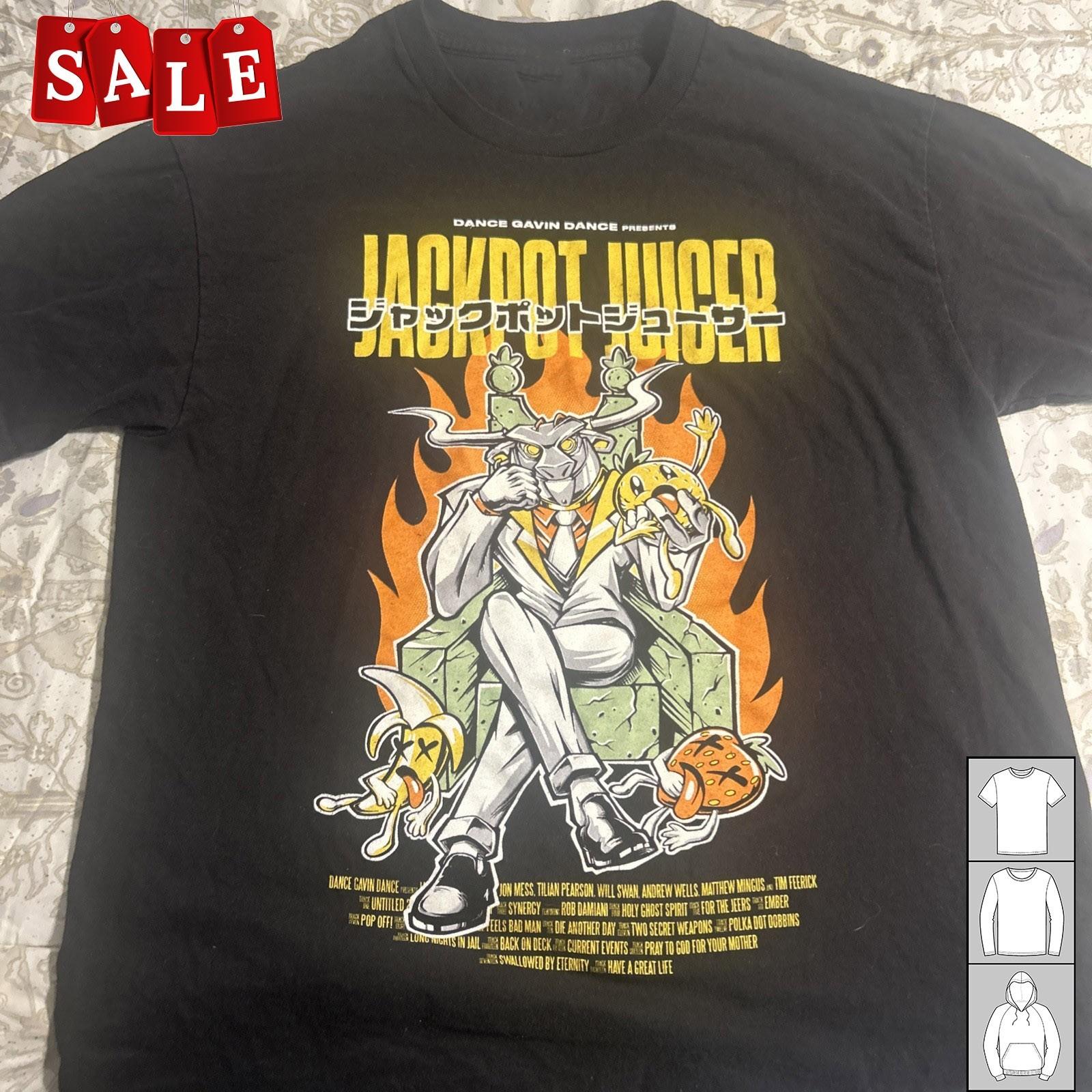 New Dance Gavin Dance Jackpot Juicer Gift For Fans Unisex S-5XL Shirt NH45 XL