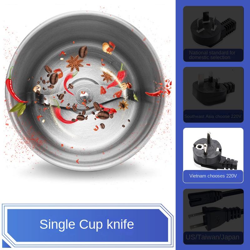 Powerful 110V/220V Electric Coffee Grinders Dry Beans and Coarse Grain Fine Grinding and Pulverizing Machine for Home Use