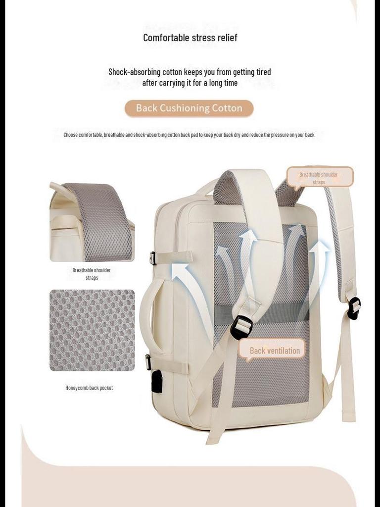 High-End Wasserdichter Rucksack: Modische Herren- & Damen-Reise-, Business-, Computer-, Schulter- und Schultasche