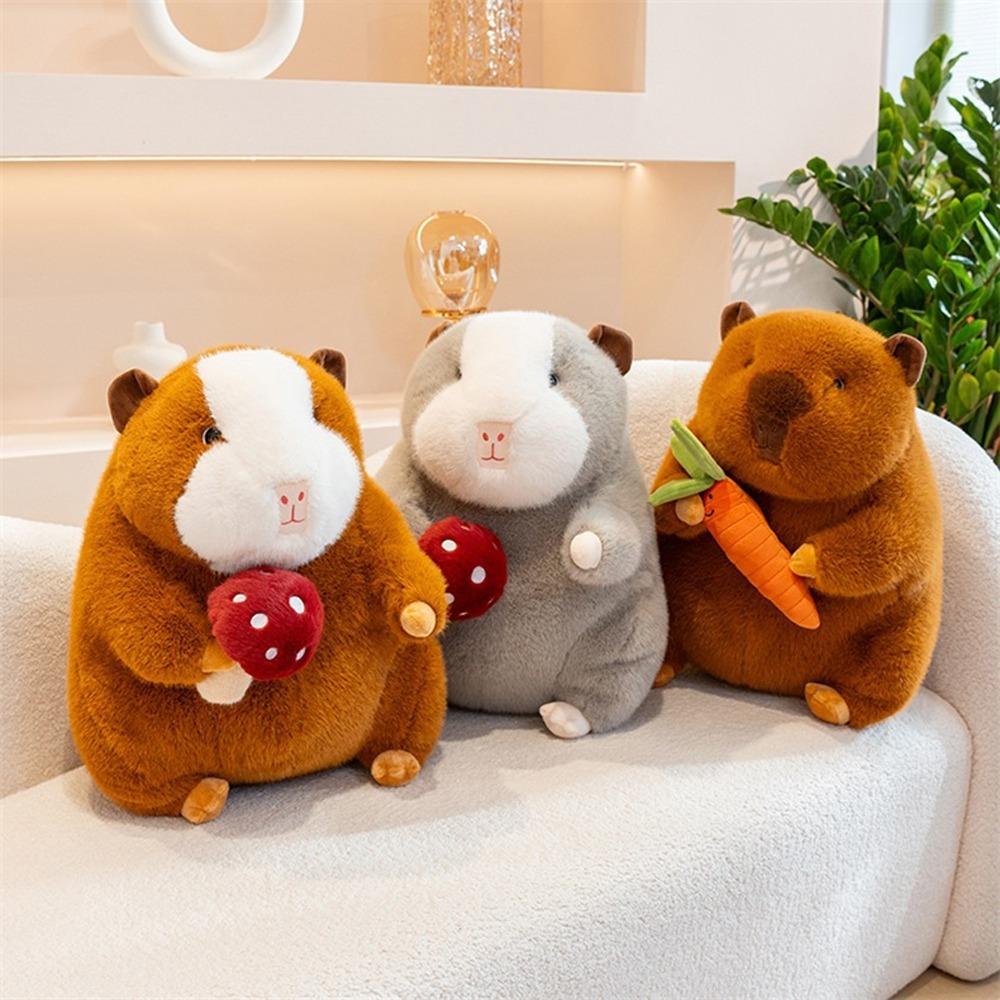 Cartoon Dutch Pig Plush Doll Vegetable Guinea Pig Fluffty Doll Cute Cavy Plush Toy  Christmas Toy