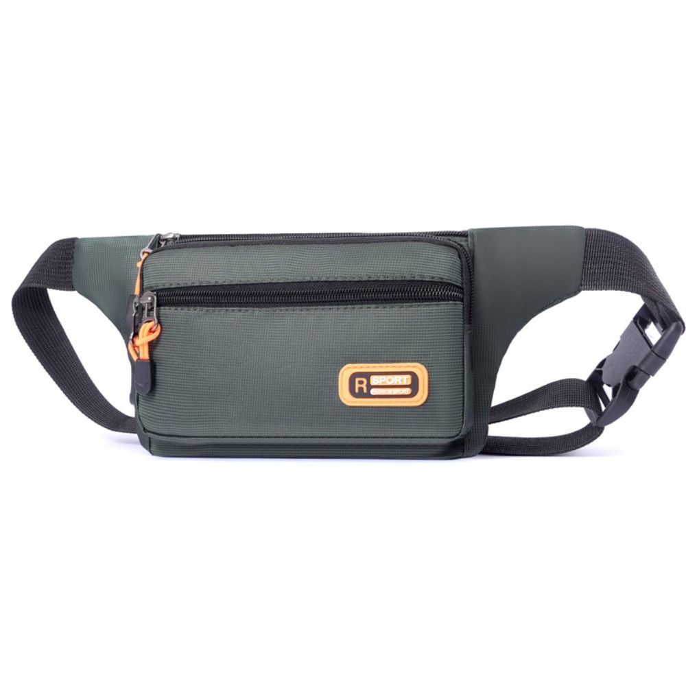 Waterproof Men's Waist Pack Adjustable Strap Sports Cross -body Bag Men's Chest Bag  Running