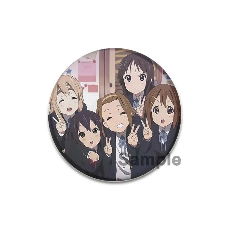 

32/44/58 мм Аниме K-ON! Ручная работа Брошь Хирасава Юи Акияма Мио Тайнака Рицу Одежда Рюкзак Одежда Ювелирные изделия Аксессуары Подарки 32mm