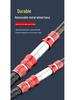 Multi-Section Carbon Casting Rod for Big Fish with Large Guide Rings