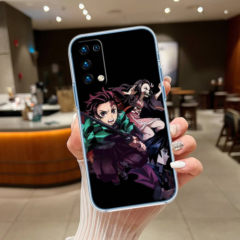 Anime Demon Slayer Case for Motorola G10 G20 G04 E30 E40 E22 E20 E13 E15 G22 G23 G05 G75 G35 G55 E22S E7 G6 G7 G8 G9 Plus Power Play