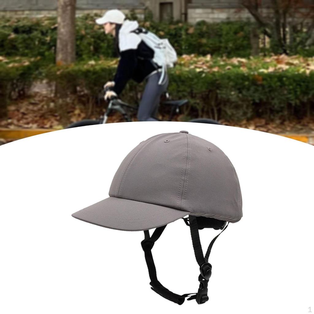 Bike Helmet Hat Baseball Cap Sunhat Fashion Cycling Sun Visor for Summer Camping Commuting
