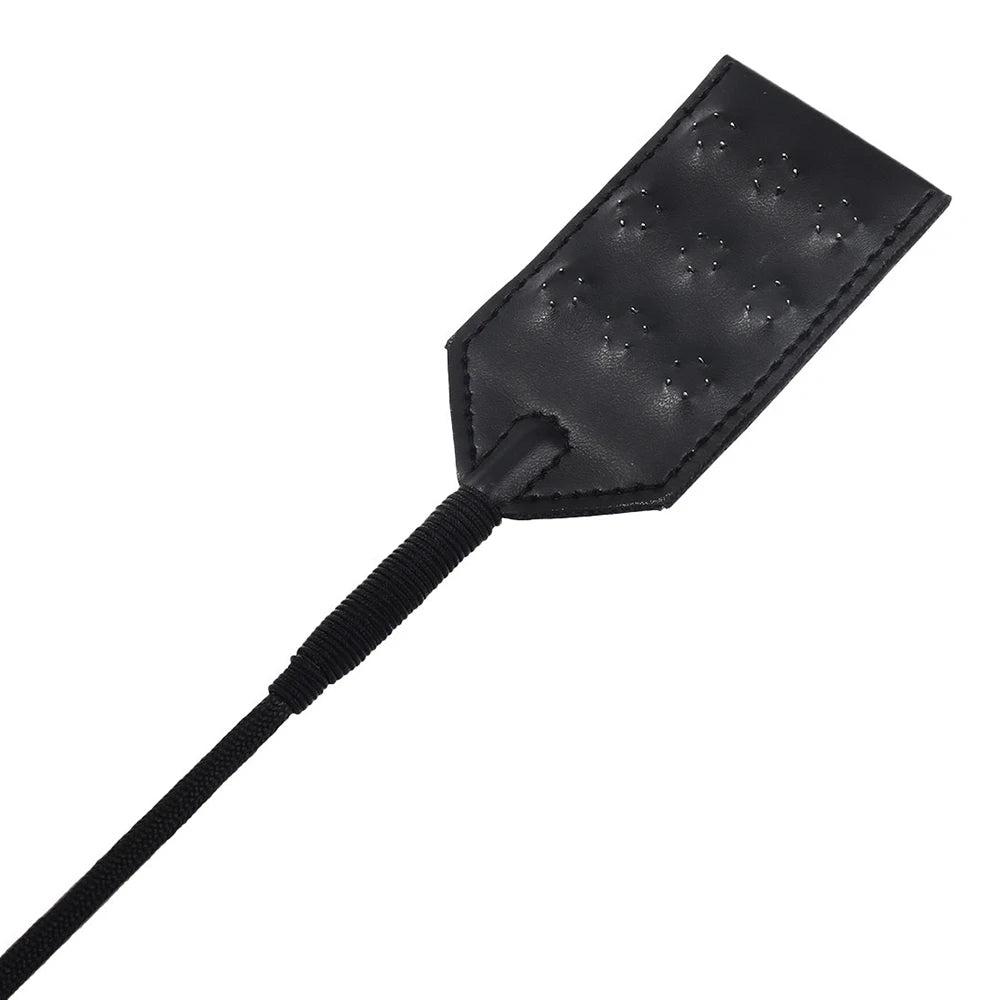 52Cm Riding Crop Wrist Strap Pu Leather  Impact Play Crops