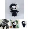 Zxc Cat Plush Halloween Black And White Grinning Cat Stuffed Toy 27cm/10.62in Height