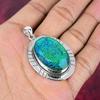Green Triplet Opal 925 Solid Sterling Silver Pendant, Handmade Gemstone Pendant Jewelry, Gifts For Wife Brand New Pendant