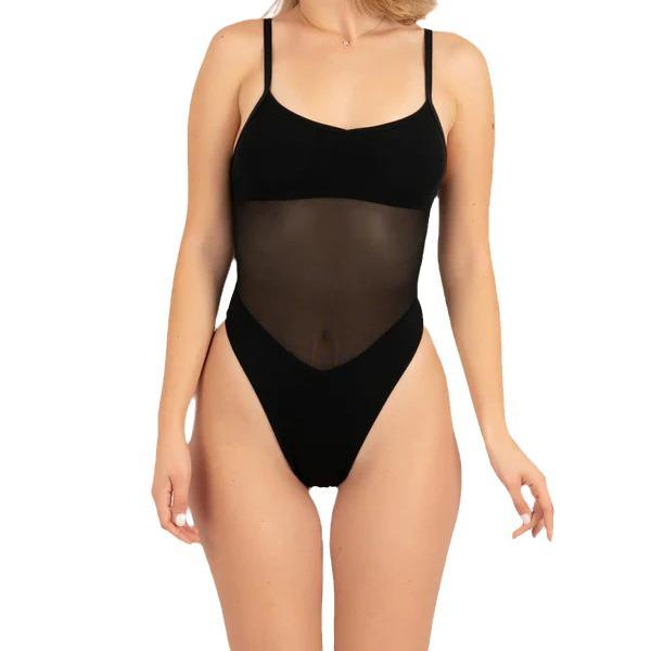 See-Through Sun-Proof One-Piece Swimsuit for Women