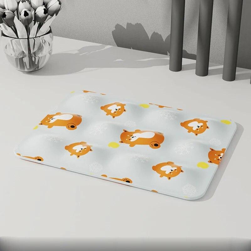 Hunde Kühlmatte Sommer Haustier Kaltes Bett Extra Groß Für Kleine Große Hunde Haustierzubehör Katze Langlebige Decke Sofa Katze Eispad Blanke