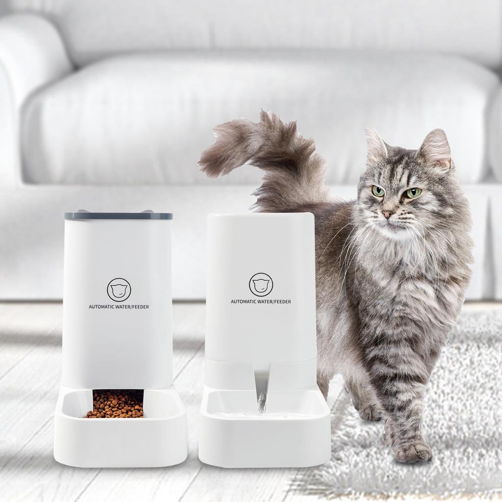 YUCHONG Automatic Water Dispenser for Cats and Suitable for Multiple Automatic Water No Electricity Easy Clean and Convenient Pet Water Dispenser