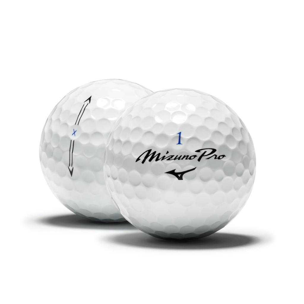 Mizuno Pro X White Golf 1 Duzină 5NJBT835 Minge, (12 mingi),