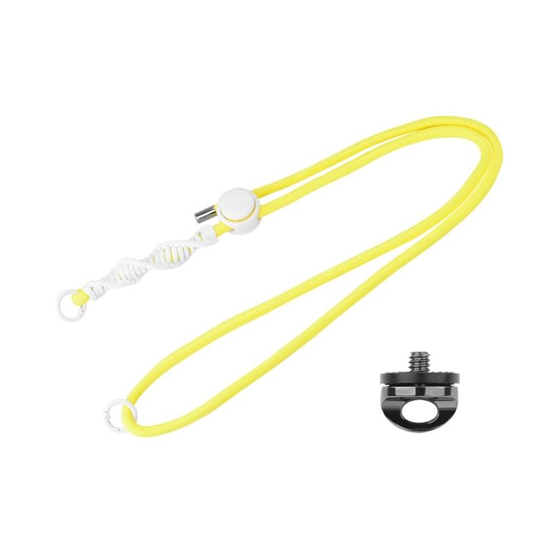 Verstellbares Kamera-Lanyard für Action-Kameras mit Schnellverschluss und 71-123 cm Nylonseil für Action-Kamera
