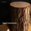 Holz Baumstamm Dekoration: Runder Baumstammhocker & Ausstellungsstück für Restaurants, Geschäfte, Fotografie & Floristik