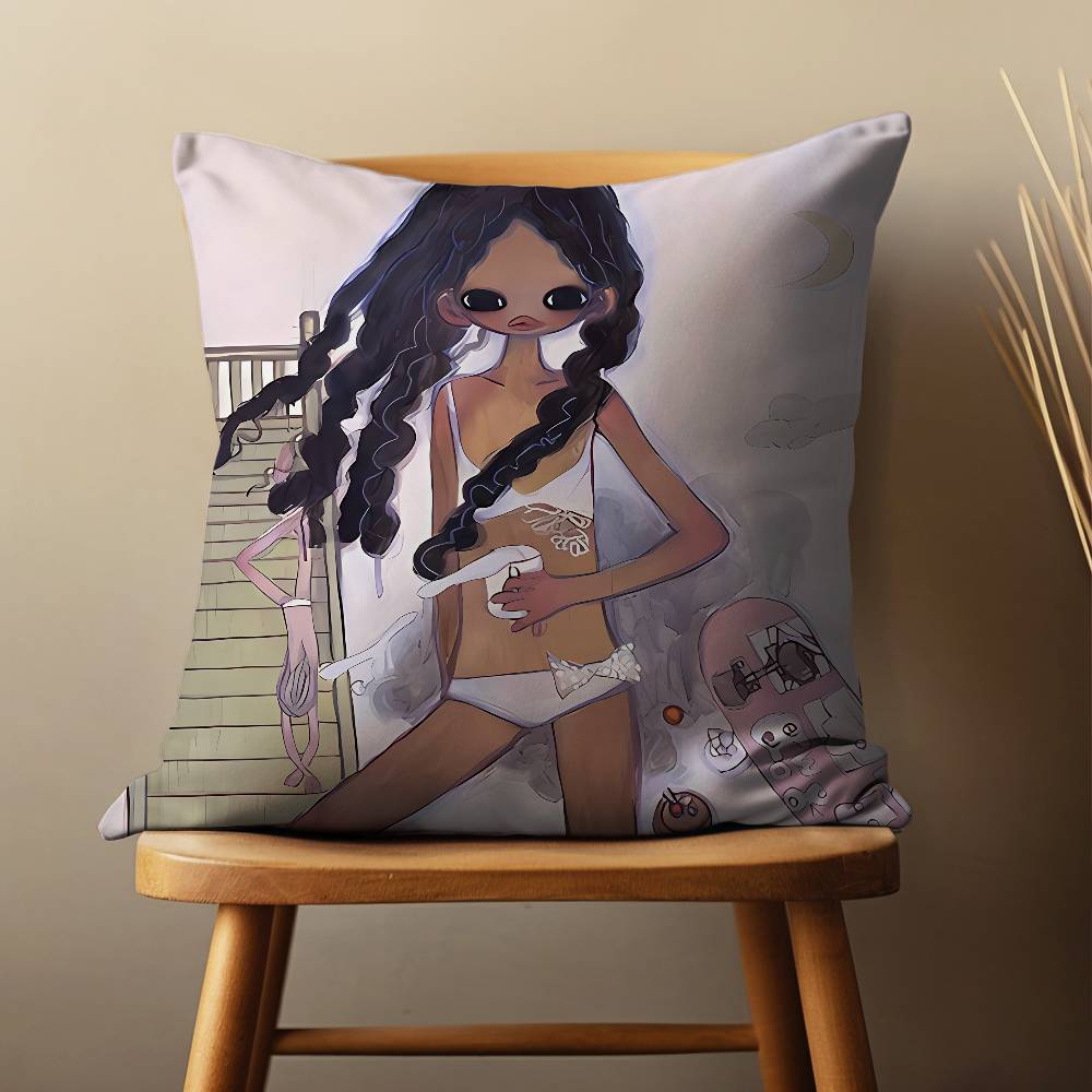 Funny Art A-Aya T-Takano Throw Pillow Case For 45x45cm,55x55cm,30x30cm For Home Bedroom Decoration And Protector