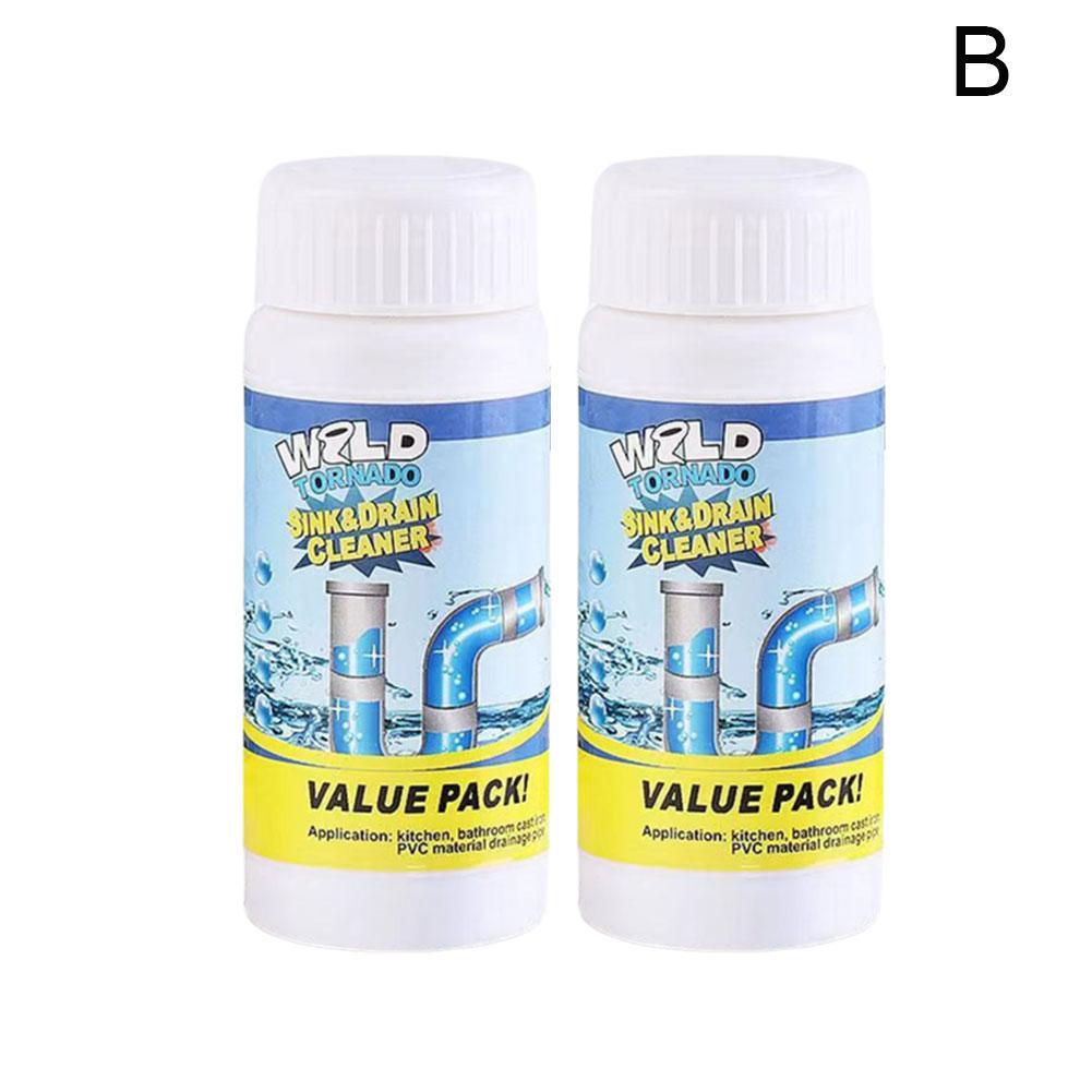 100g Powerful Sink Drain Cleaner High Efficiency Clog Remover Kitchen Sewer Power Pipe Channel Powder Cleaning Tools