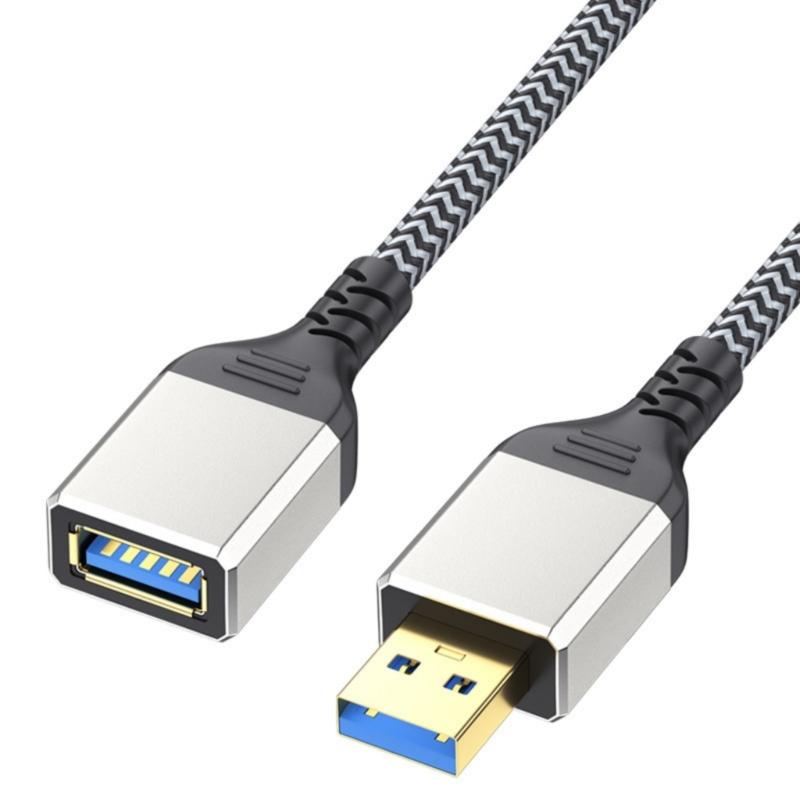 Portable USB3.0 Extension Cable 5Gbps Data Transmission Male to Female Extender Cord Data Transfer Wire Line 0.5-5m