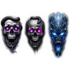 3pcs Temporary Tattoo Realistic Temporary Tattoos Cat Skull Snake Skull Hooded Skull For Arms Adults Thighs