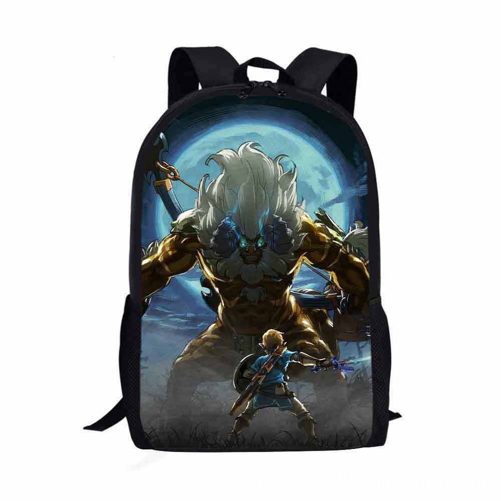 The Legend Of Zelda Student Backpack Durable Waterproof And Trendy For Kids