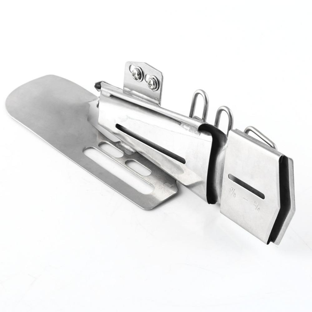 Metal Industrial Sewing Machine Binder Single Fold Flat Folder Binding Attachment Tape Attachment Practical