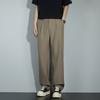Black Suit Pants Men's Autumn and Summer Drape Loose Straight Pants Trendy Casual High-end Wide-leg Trousers