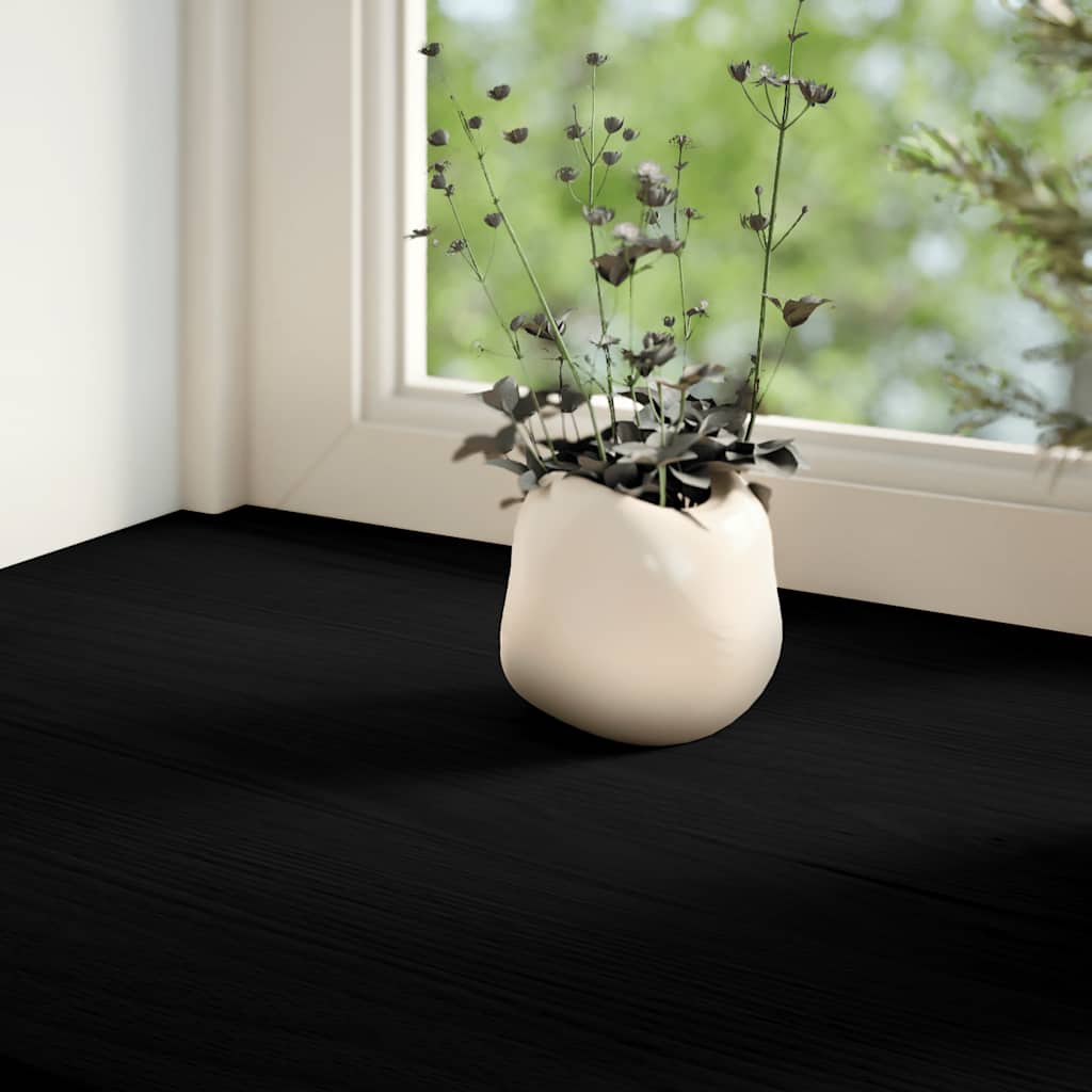 Vidaxl Parapety 2 Szt., Ciemnobrązowy, 100X30X2 Cm, Lite Drewno Dębowe
