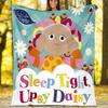 1pc In the Night Garden2 Theme Blanket - Digital Print, Polyester, Cozy for All Seasons, Perfect for Outdoor, Camping, and Travel