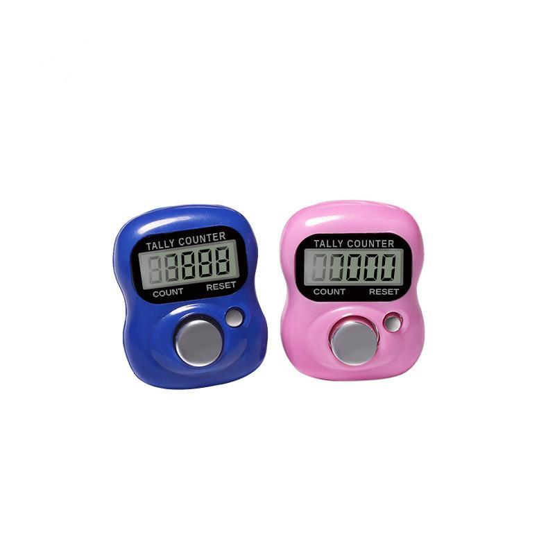 Mini Stitch Marker And Row Finger Counter LCD Electronic Digital Tally Counter For Sewing Knitting Weave Tool Key Number Count 1