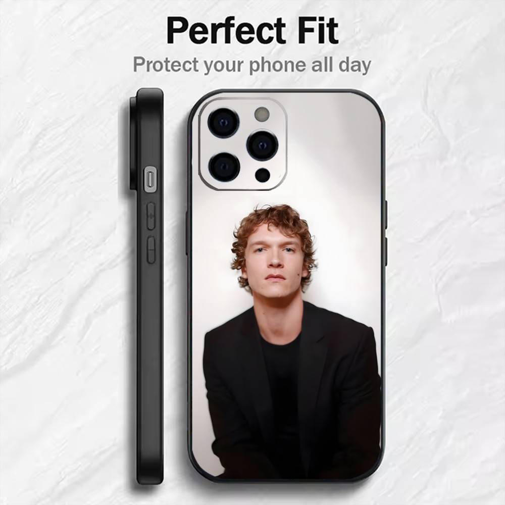 Daily C-Connor S-Storrie Phone Case For iPhone17,16,15,14,13,12 Plus,Max Soft Silicone Black Cover