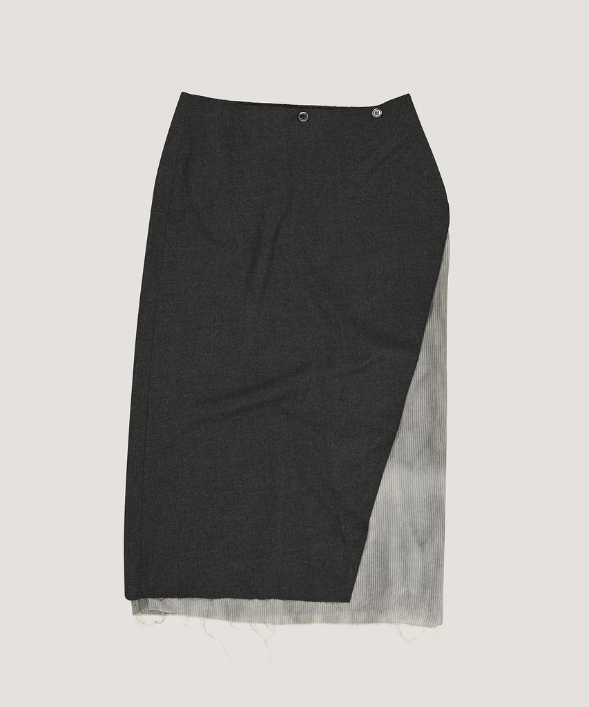Beleuso Bicolor Wrap Skirt