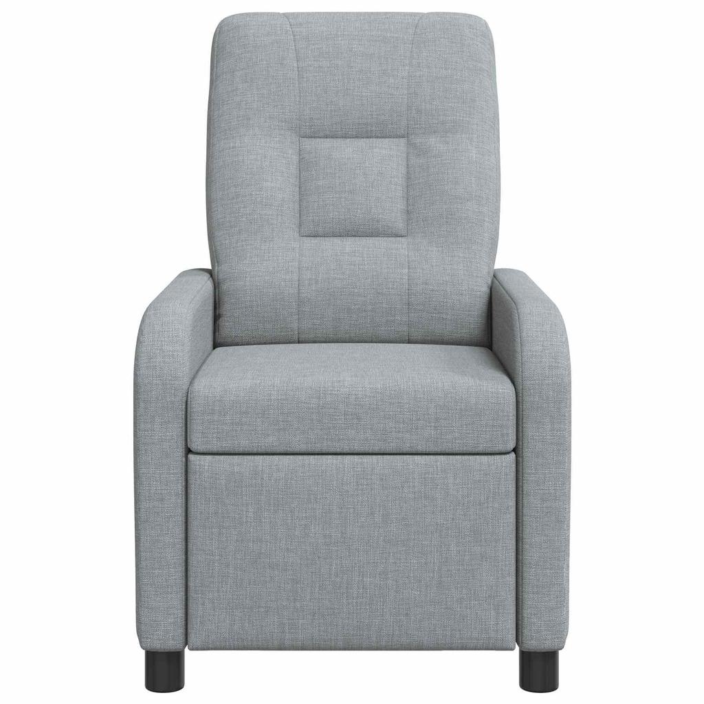 Recliner Light Gray Fabric