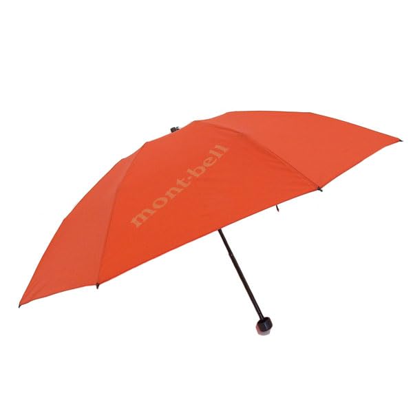 Montbell Folding Umbrella, Orange, Trekking Umbrella, Size 50, 1128698OG, for Men and Women