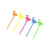 50 bucăți de mâncăruri cu flamingo, pentru bufet, cupcake, furculițe cu fructe, pentru petrecere, pentru tort, pentru desert
